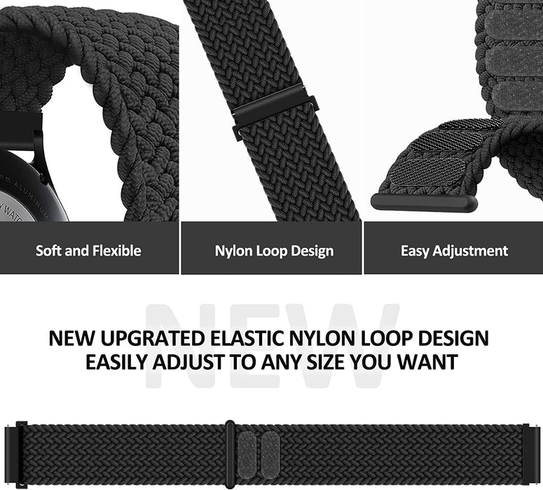 Ticwatch Pro 3 Ultra Strap Braided Nylon Loop Band