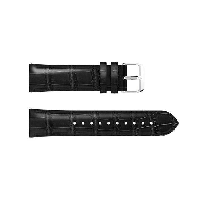 Samsung Galaxy Watch FE Strap Crocodile Leather Watch Band