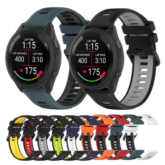 Garmin Vivoactive 6 Silicone Sports Band Strap Dual Color