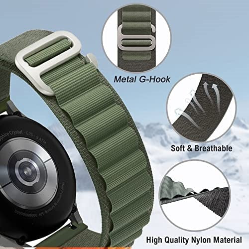 Amazfit Bip 3 Pro Strap Woven Nylon Loop Band