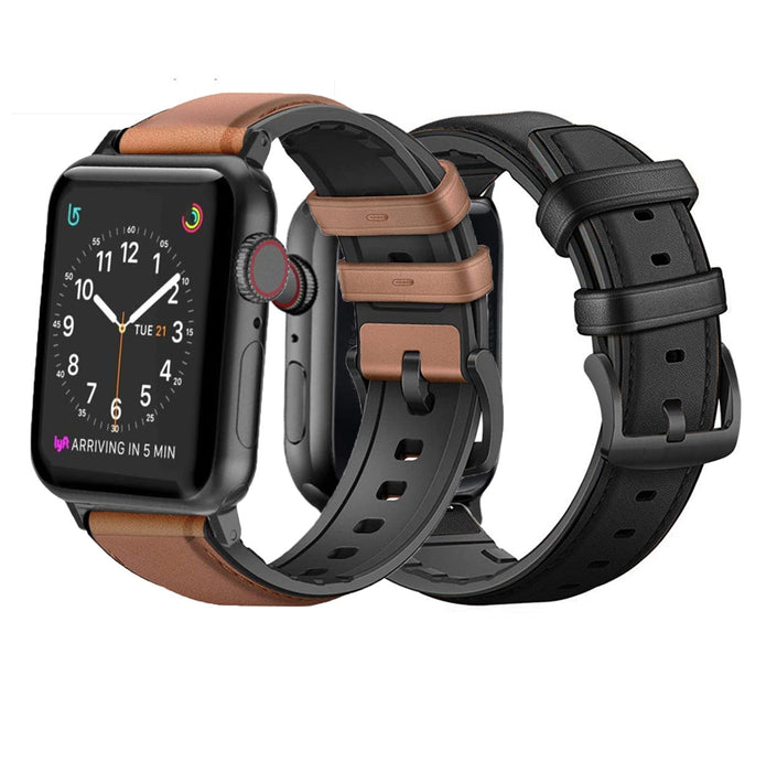 Apple Watch Series 9 Strap Leather Watch Band