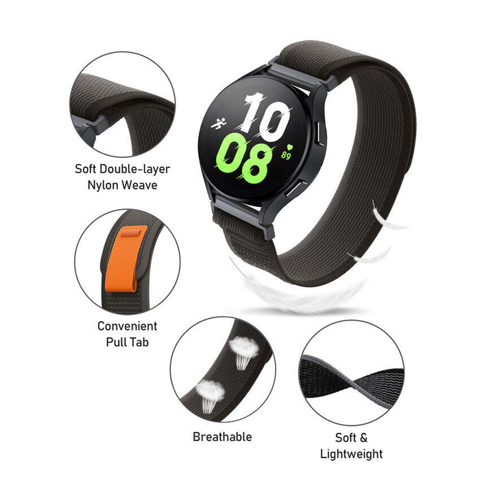 Samsung Galaxy Watch Active Strap Woven Nylon Loop Band