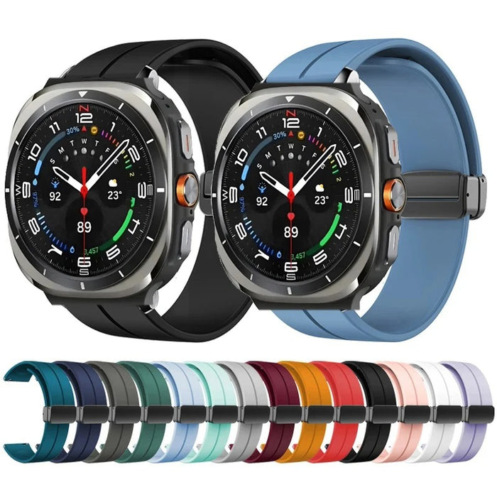 Samsung Galaxy Watch Ultra Strap Silicone Sports Band Magnetic