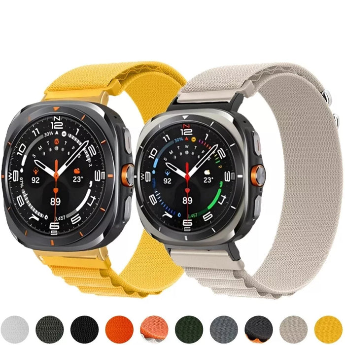 Samsung Galaxy Watch Ultra Strap Woven Nylon Loop Band