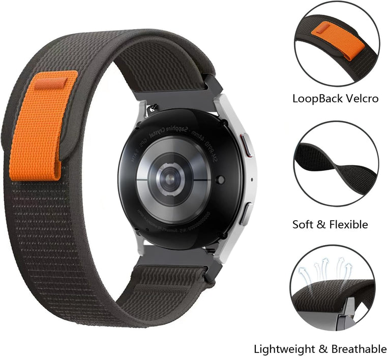 Samsung Galaxy Watch Active Strap Woven Nylon Loop Band