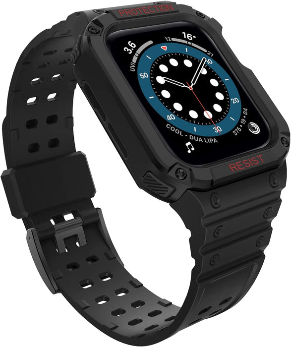 Apple Watch Series 9 Strap Rugged Heavy Duty Band Case