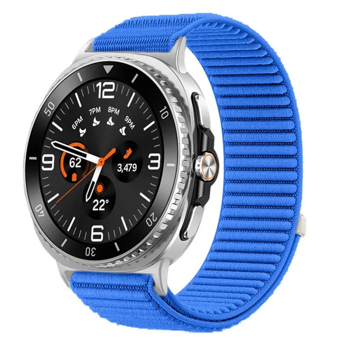 Samsung Galaxy Watch 8 Classic Ultra 40 44 46 47mm  Strap Woven Nylon Sports Loop Band