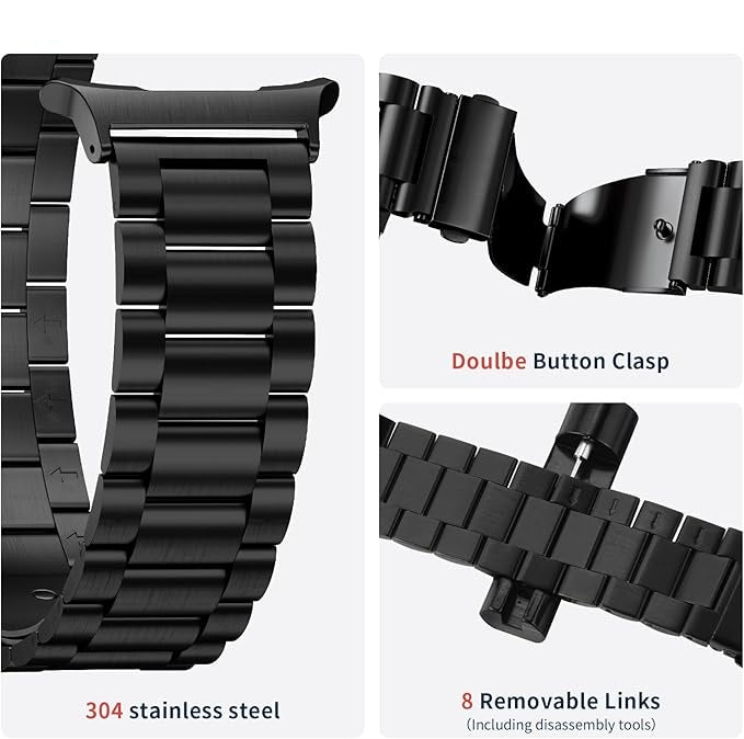 Samsung Galaxy Watch 8 Classic Ultra 40 44 46 47mm Strap Stainless Steel Band