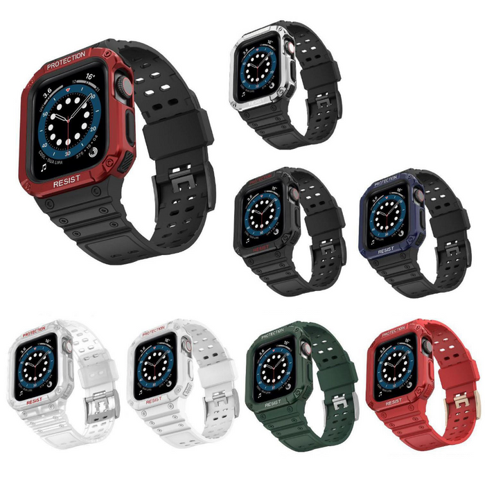 Apple Watch Series 5 Strap Rugged Heavy Duty Band Case