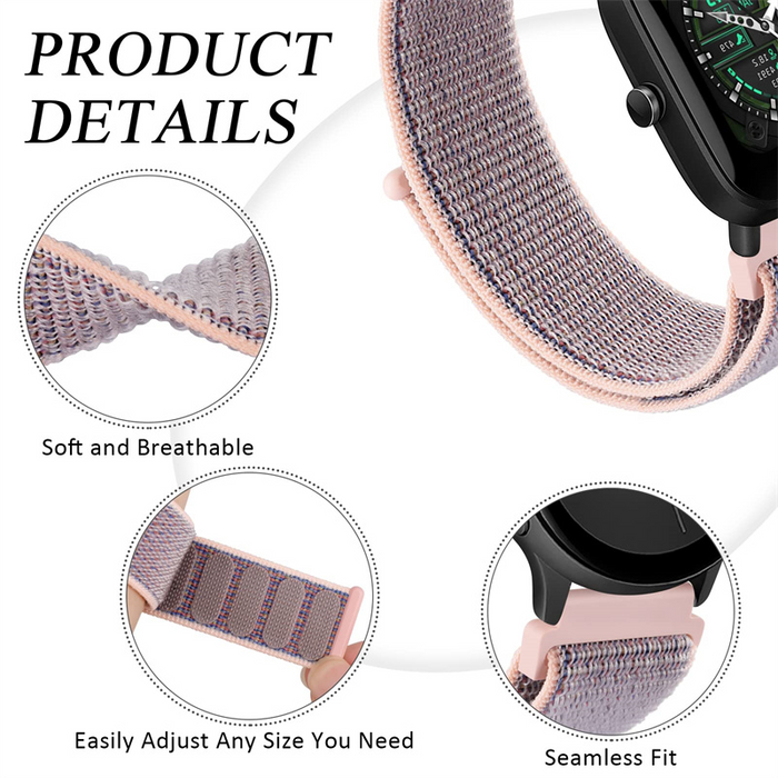 Garmin Venu 2 Strap Woven Nylon Loop Band