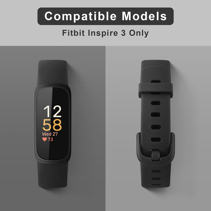 Fitbit Inspire 3 Strap Silicone Sports Band