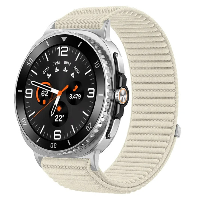 Samsung Galaxy Watch 8 Classic Ultra 40 44 46 47mm  Strap Woven Nylon Sports Loop Band
