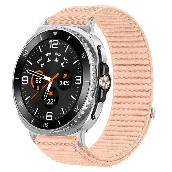 Samsung Galaxy Watch 8 Classic Ultra 40 44 46 47mm  Strap Woven Nylon Sports Loop Band