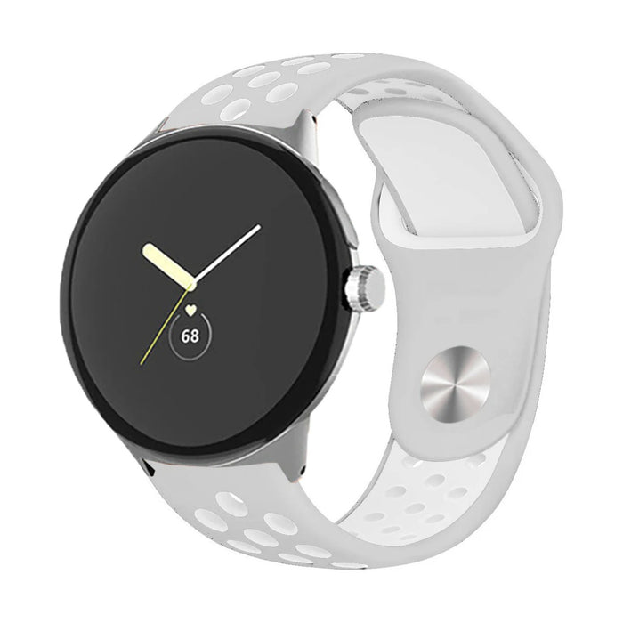 Google Pixel Watch 3 45mm Strap Silicone Sports Band Breathable