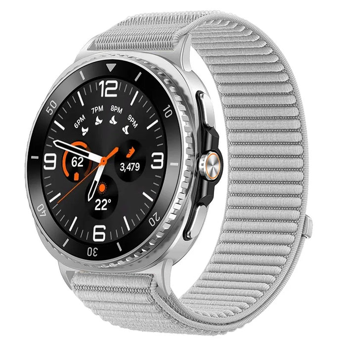 Samsung Galaxy Watch 8 Classic Ultra 40 44 46 47mm  Strap Woven Nylon Sports Loop Band