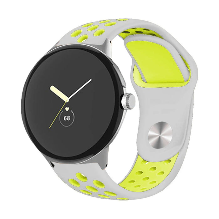 Google Pixel Watch 3 45mm Strap Silicone Sports Band Breathable