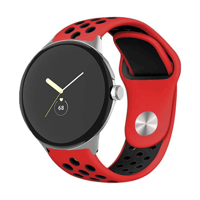 Google Pixel Watch 3 45mm Strap Silicone Sports Band Breathable