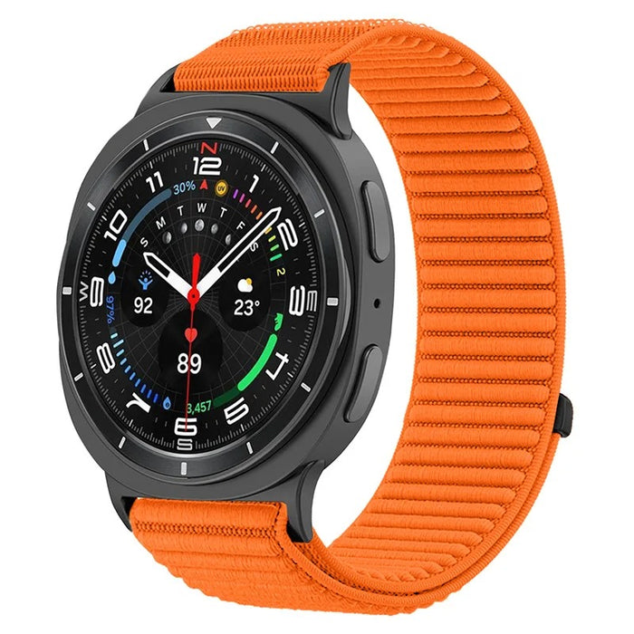 Samsung Galaxy Watch 8 Classic Ultra 40 44 46 47mm  Strap Woven Nylon Sports Loop Band