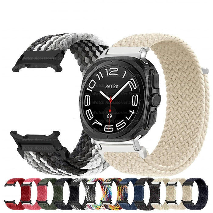 Samsung Galaxy Watch Ultra Strap Braided Nylon Loop Band