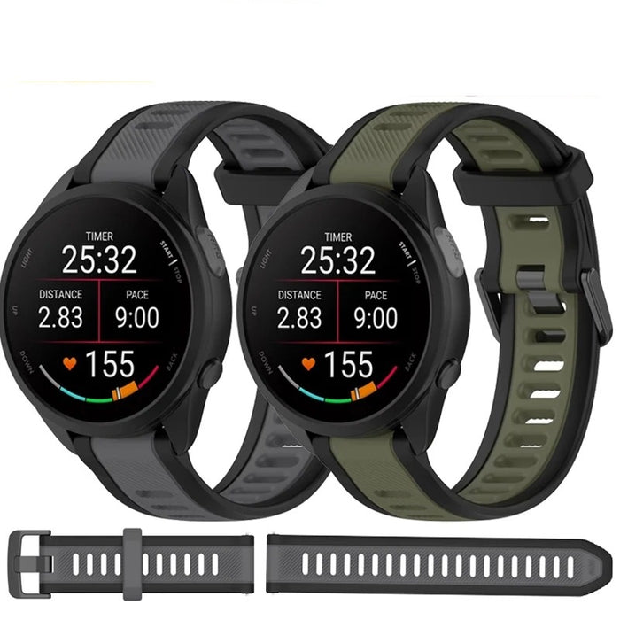 Garmin Vivoactive 6 Silicone Sports Band Strap Dual Color