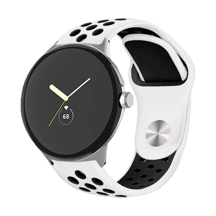 Google Pixel Watch 3 45mm Strap Silicone Sports Band Breathable