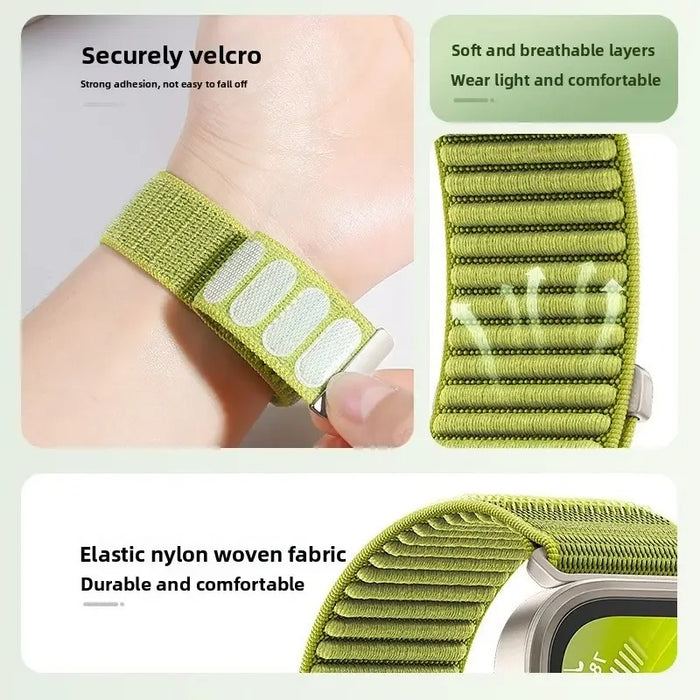 Samsung Galaxy Watch 8 Classic Ultra 40 44 46 47mm  Strap Woven Nylon Sports Loop Band