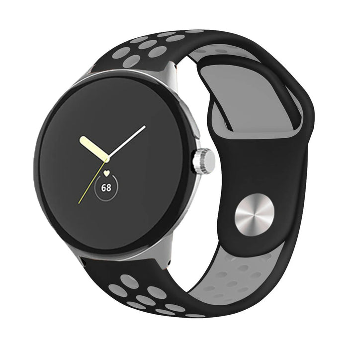 Google Pixel Watch 3 45mm Strap Silicone Sports Band Breathable