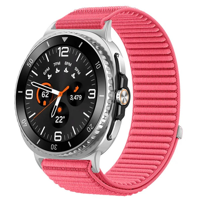 Samsung Galaxy Watch 8 Classic Ultra 40 44 46 47mm  Strap Woven Nylon Sports Loop Band
