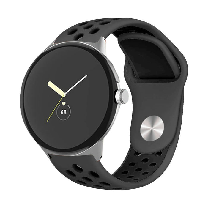 Google Pixel Watch 3 45mm Strap Silicone Sports Band Breathable