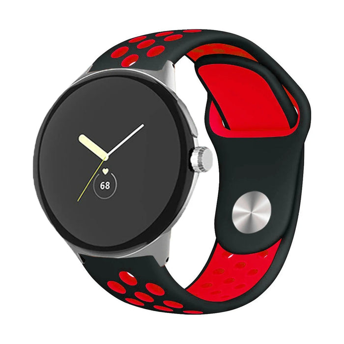 Google Pixel Watch 3 45mm Strap Silicone Sports Band Breathable