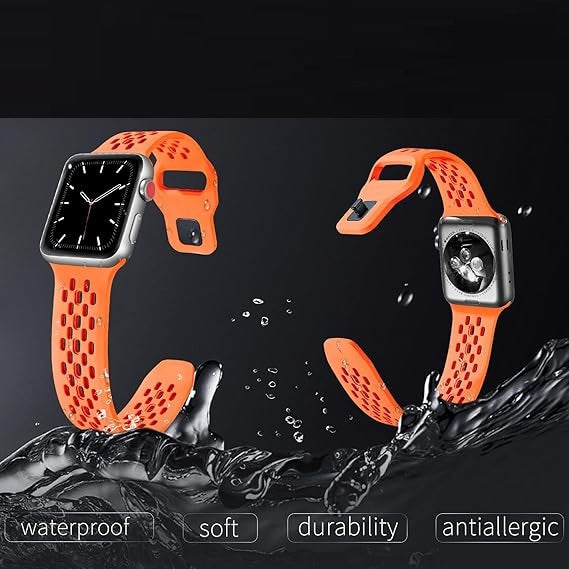 Apple Watch Strap Silicone Breathable Band