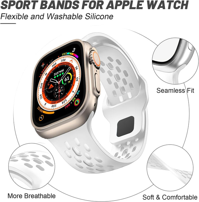 Apple Watch Strap Silicone Breathable Band