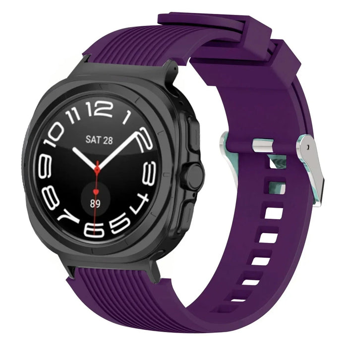 Samsung Galaxy Watch 8 Classic Ultra 40 44 46 47mm Silicone Line Band Strap
