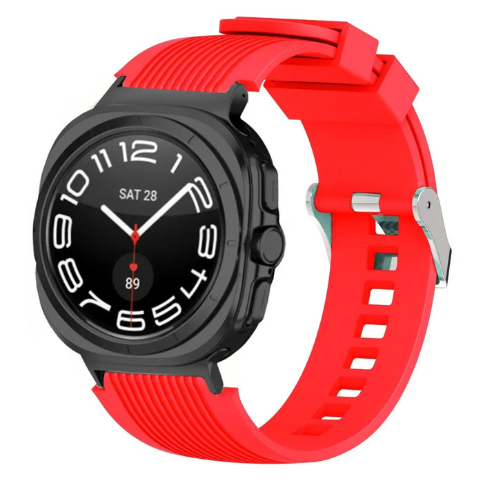 Samsung Galaxy Watch 8 Classic Ultra 40 44 46 47mm Silicone Line Band Strap