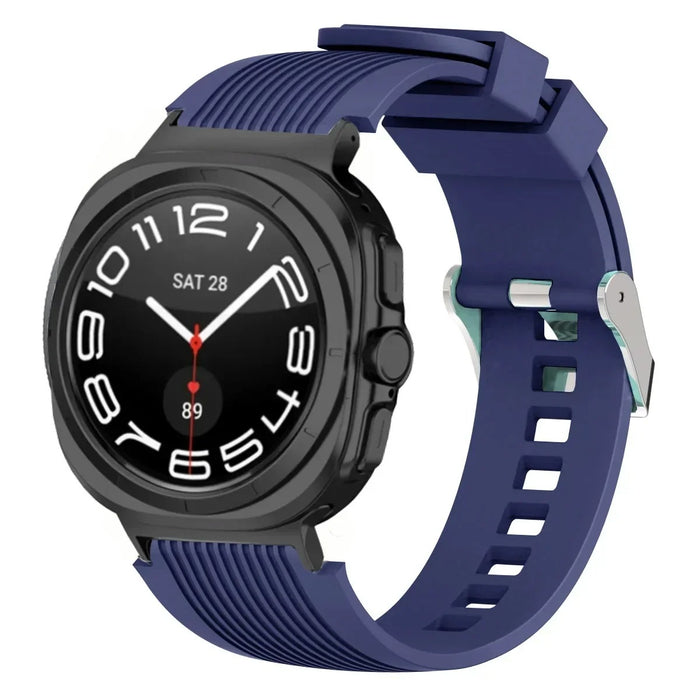 Samsung Galaxy Watch 8 Classic Ultra 40 44 46 47mm Silicone Line Band Strap