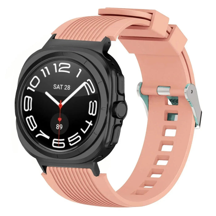 Samsung Galaxy Watch 8 Classic Ultra 40 44 46 47mm Silicone Line Band Strap