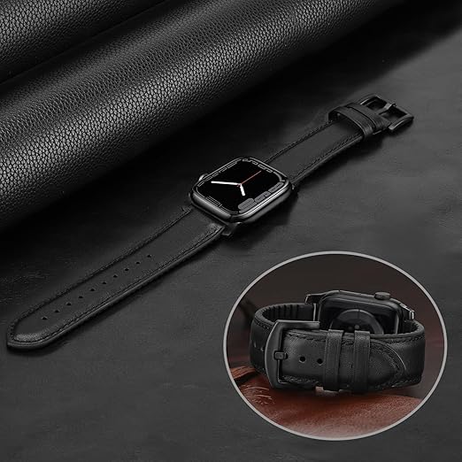 Apple Watch Strap Ultra 1 2 3 SE3 Series 4 5 6 7 8 9 10 11 Leather Band