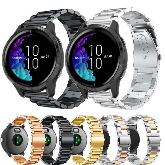 Garmin Venu Strap Stainless Steel Band - Main Image