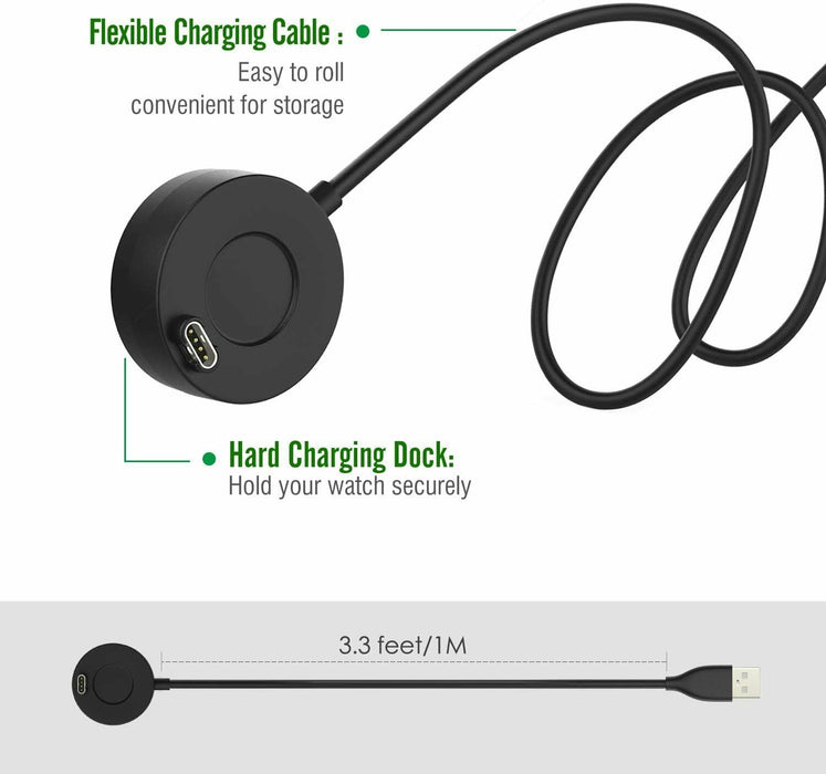 Garmin Forerunner 245 Music/Forerunner 45/Forerunner 45S Charging Data Cable Dock Charger