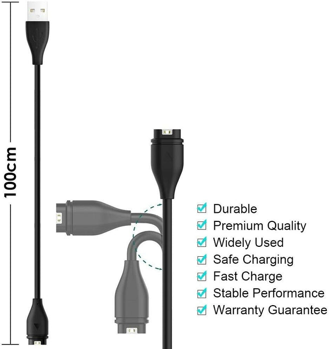 Garmin Fenix 6/6 Pro/ 6S/6S Pro/6X/6X USB Charging Data Cable
