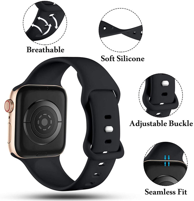 Apple Watch Series 8 Strap Silicone Sports Band