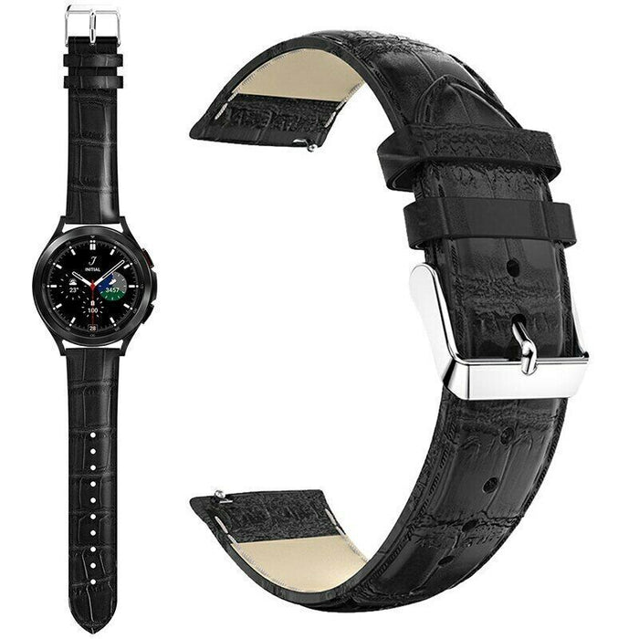 Huami Amazfit GTR 47mm Strap Crocodile Leather Watch Band