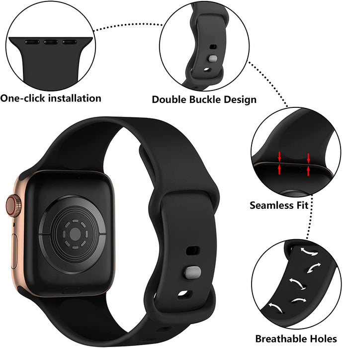 Apple Watch Series 7 Strap Silicone Sports Band
