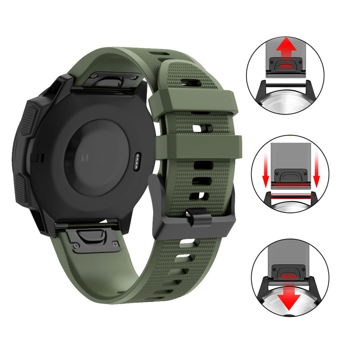 Garmin Fenix 6S Strap Quick Release Silicone Sports Band Strap