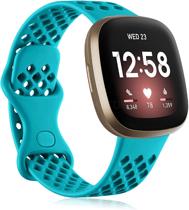 Fitbit Versa 3 Strap Silicone Sports Band Breathable