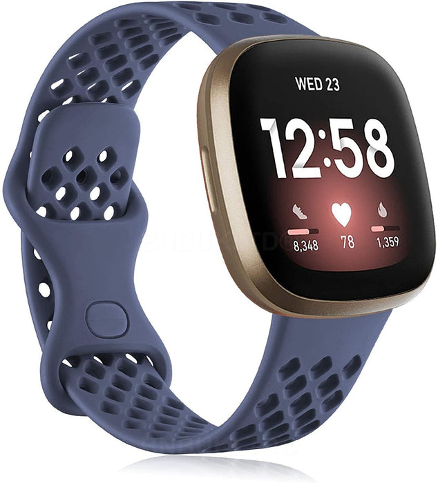 Fitbit Sense Strap Silicone Sports Band Breathable