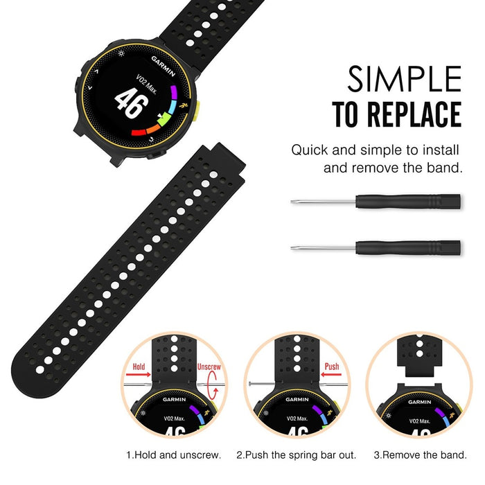 Garmin s20 watch online strap replacement