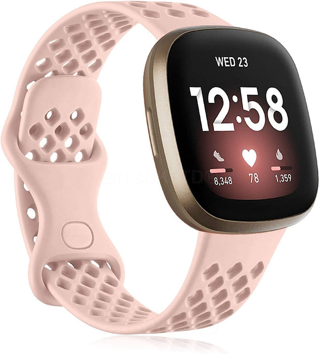 Fitbit Sense Strap Silicone Sports Band Breathable