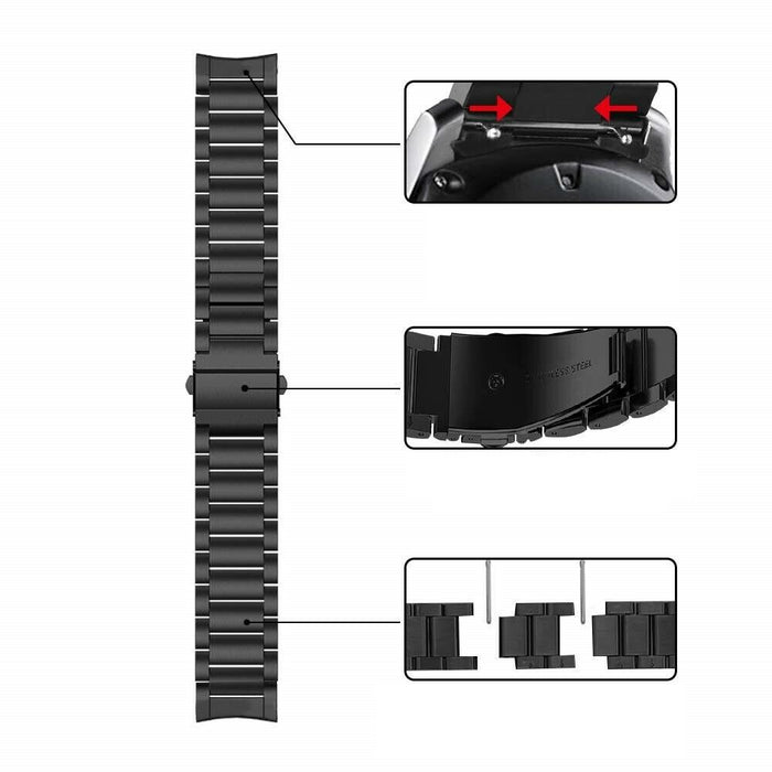 Samsung Galaxy Watch 5 Pro 45mm Strap Stainless Steel Band