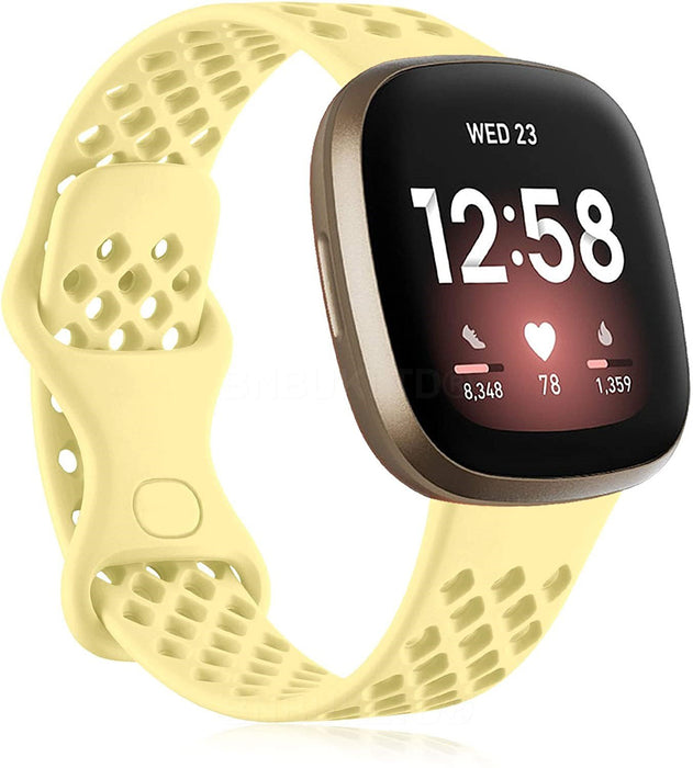 Fitbit Sense Strap Silicone Sports Band Breathable